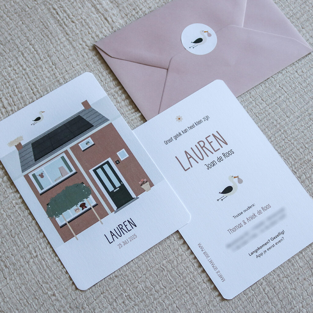 Platpraat_Geboortekaarjte Lauren