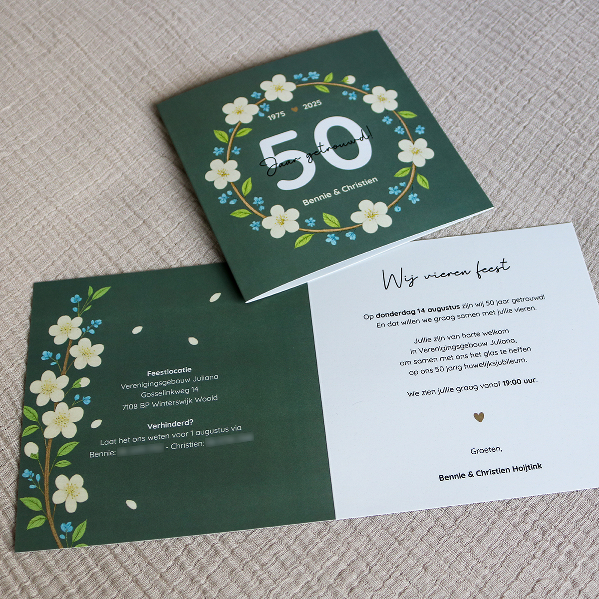 Platpraat_Uitnodiging Bennie en Christien